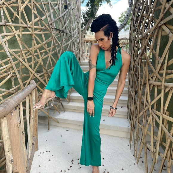 Gorgeous 70s bellbottom jumpsuit - Picture 2 of 4